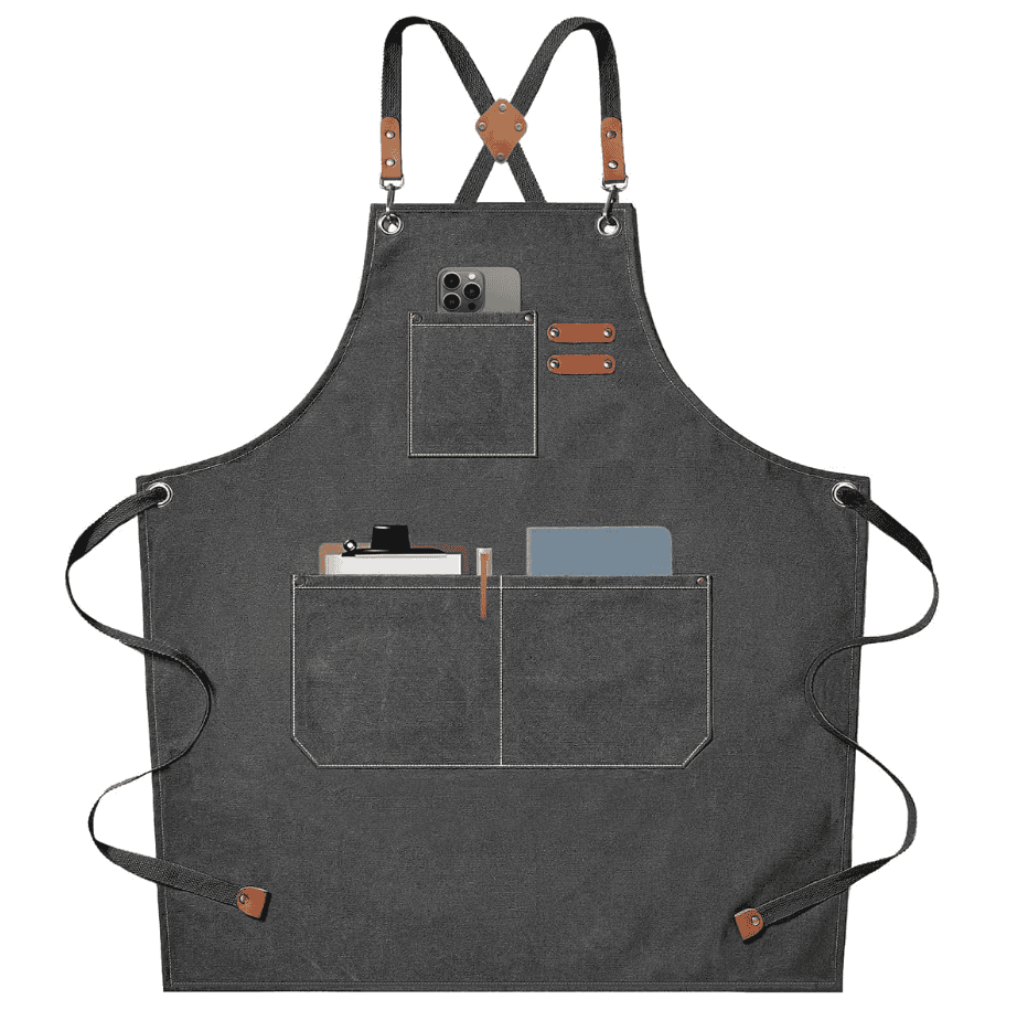 Grilling Apron with Utility Pockets