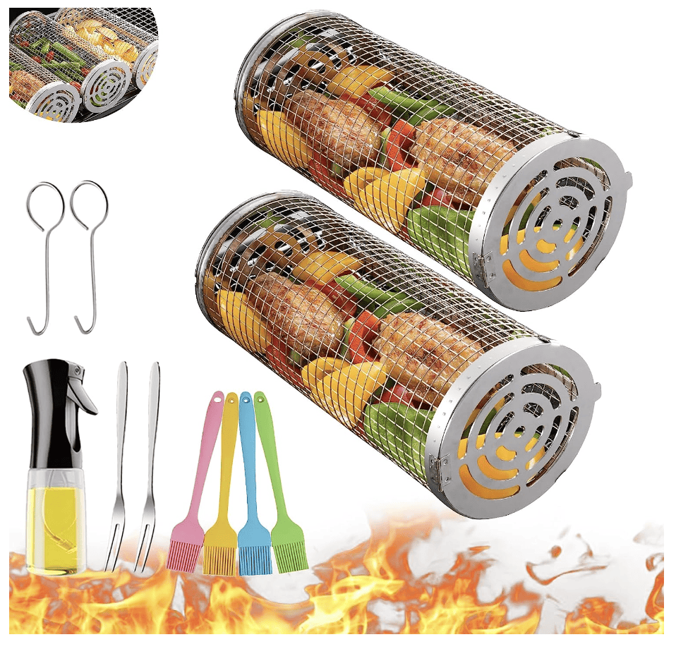 Rolling Grilling Baskets