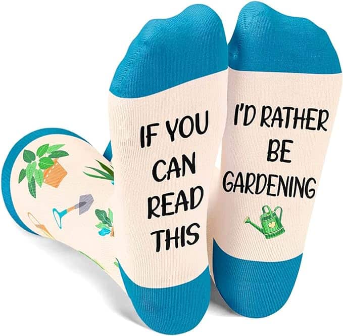 If You Can Read This, I'd Rather Be Gardening Socks