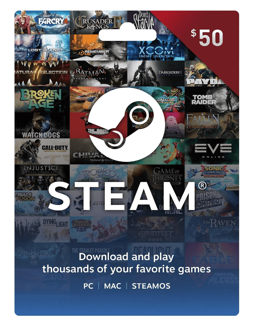 $50 Steam Gift Card