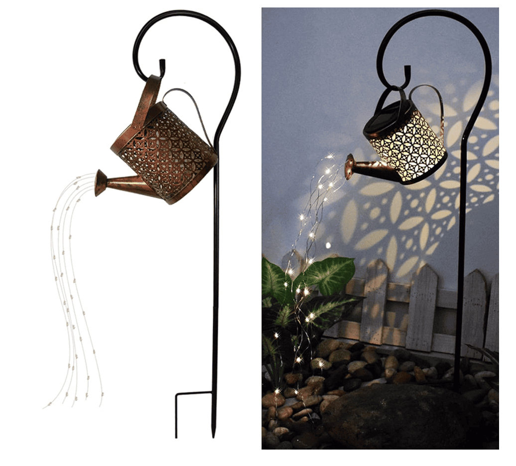 Outdoor Watering Can Solar Lantern