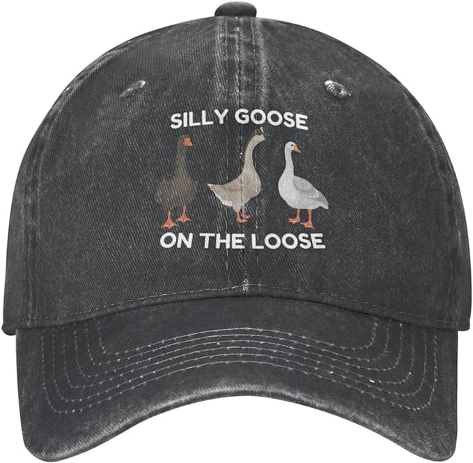 Funny Silly Goose Bucket Hat Sun Hat Packable Summer Casual Hat