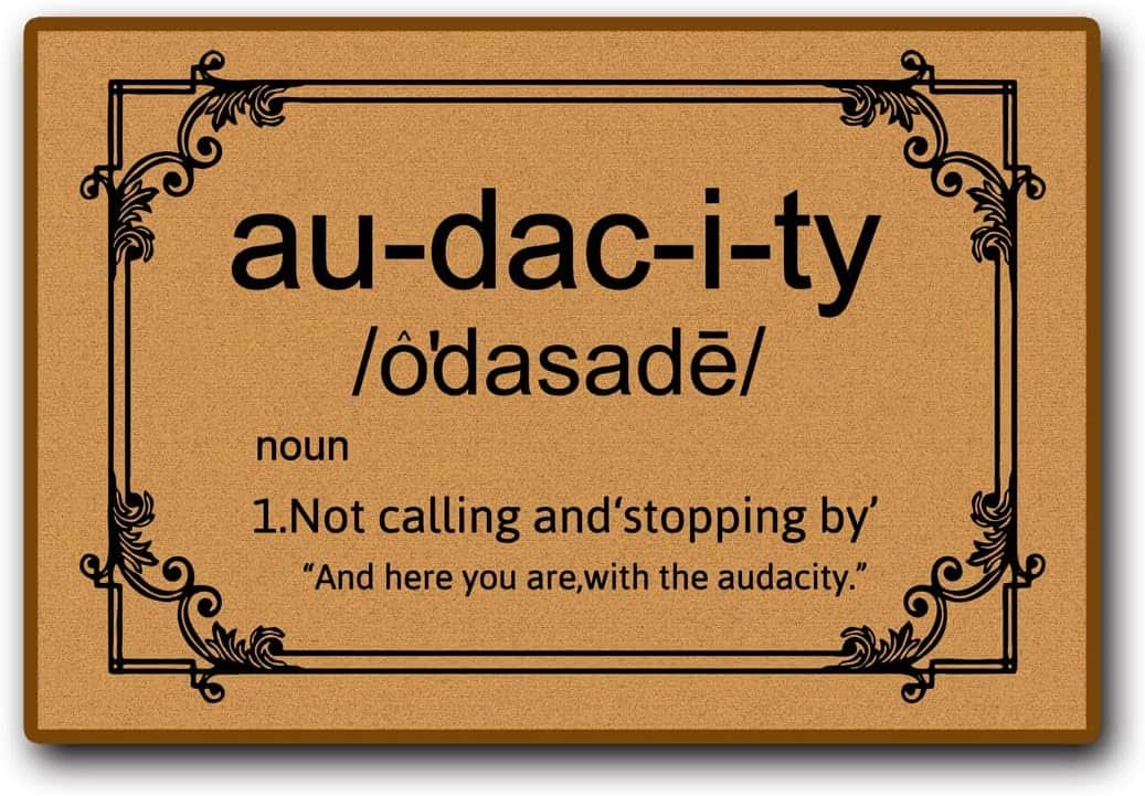 Audacity Doormat