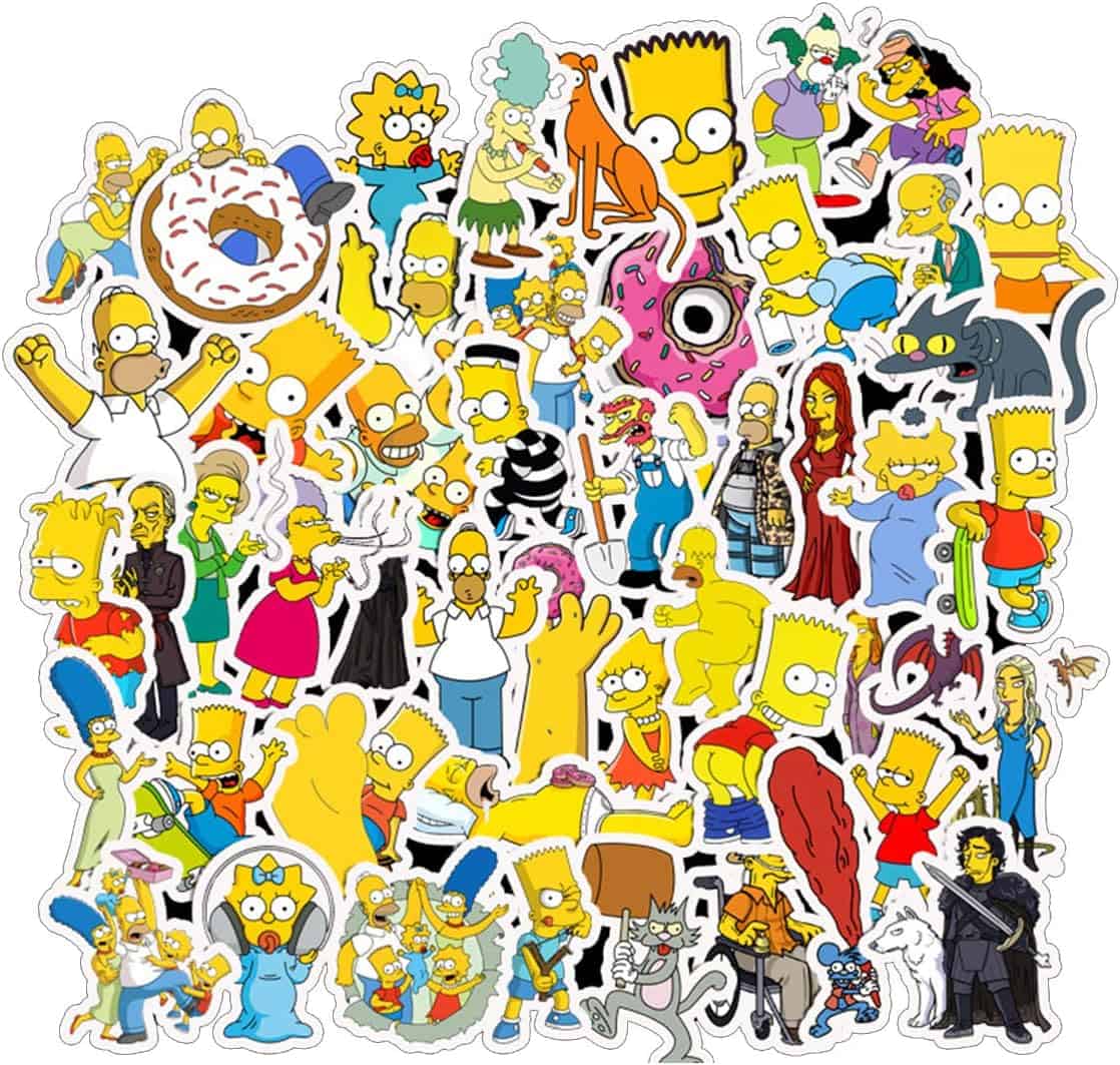 Simpsons Sticker Set