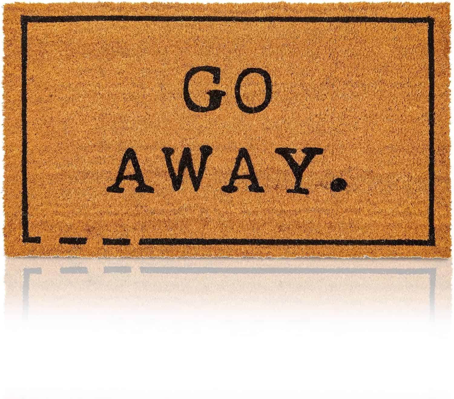 Go Away Doormat