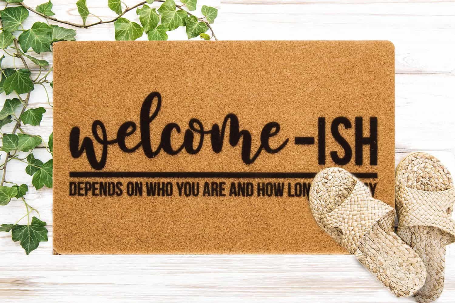 Welcome-ish Doormat