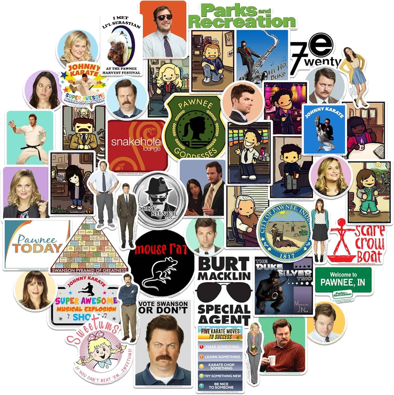 Parks and Recreation Stickers