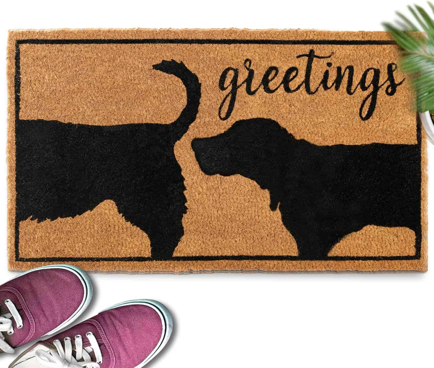 Dog Greeting Doormat