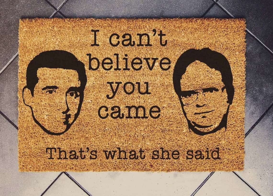 That's What She Said Doormat