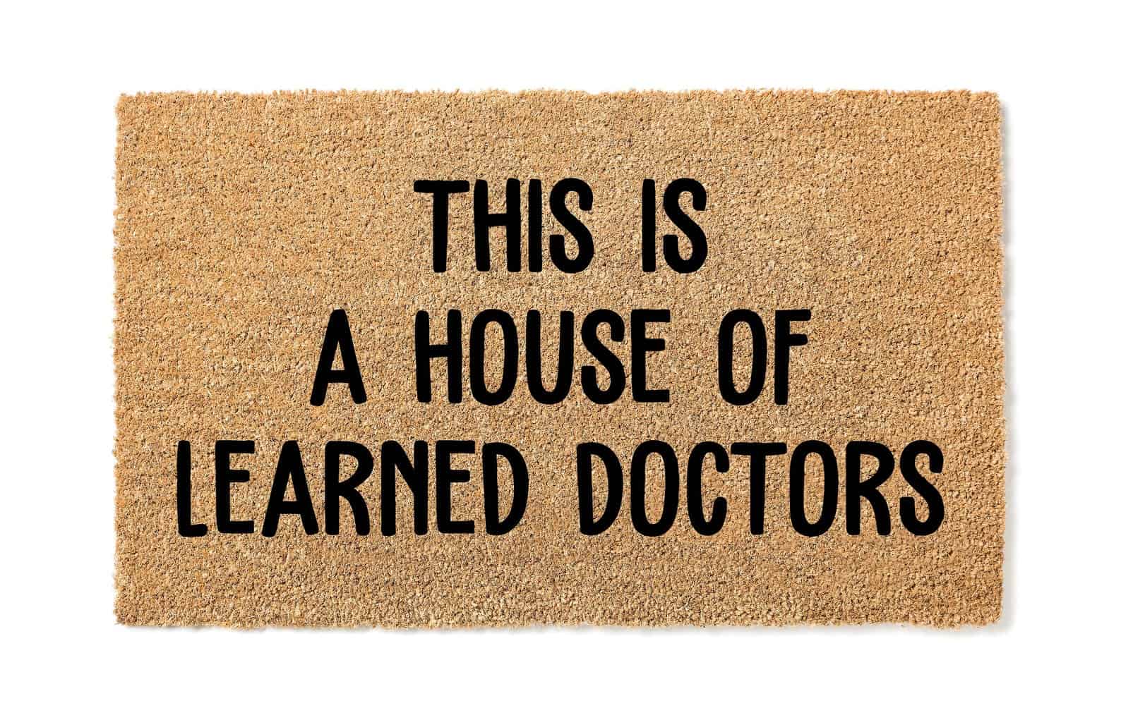 Learned Doctors Doormat