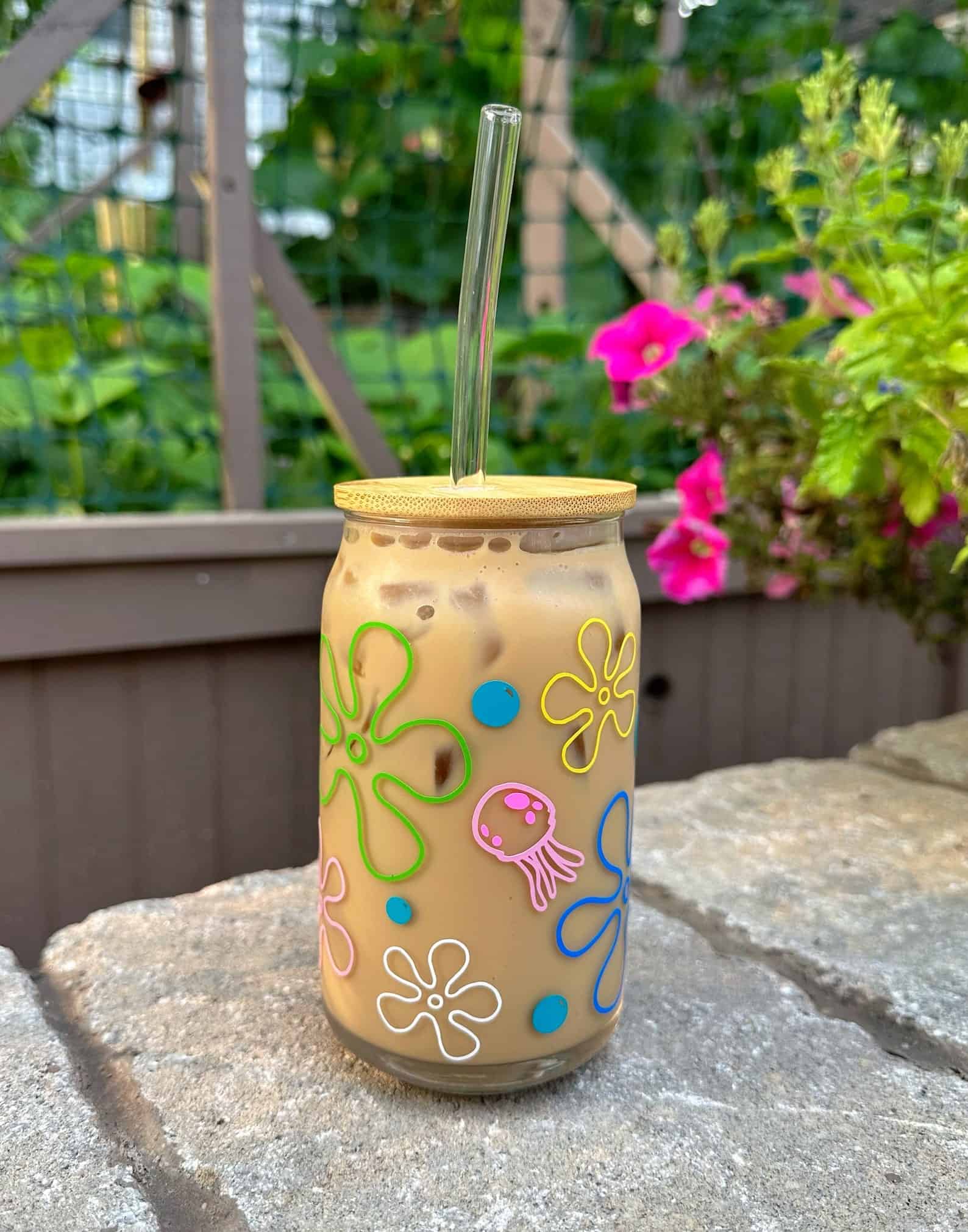 Bikini Bottom Iced Coffee Cup