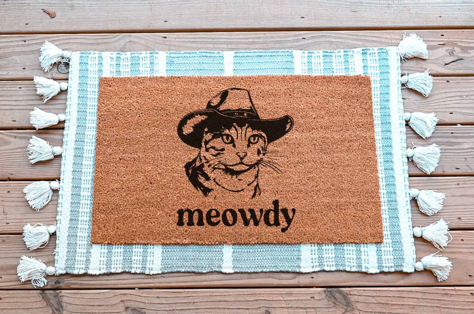 Meowdy Doormat