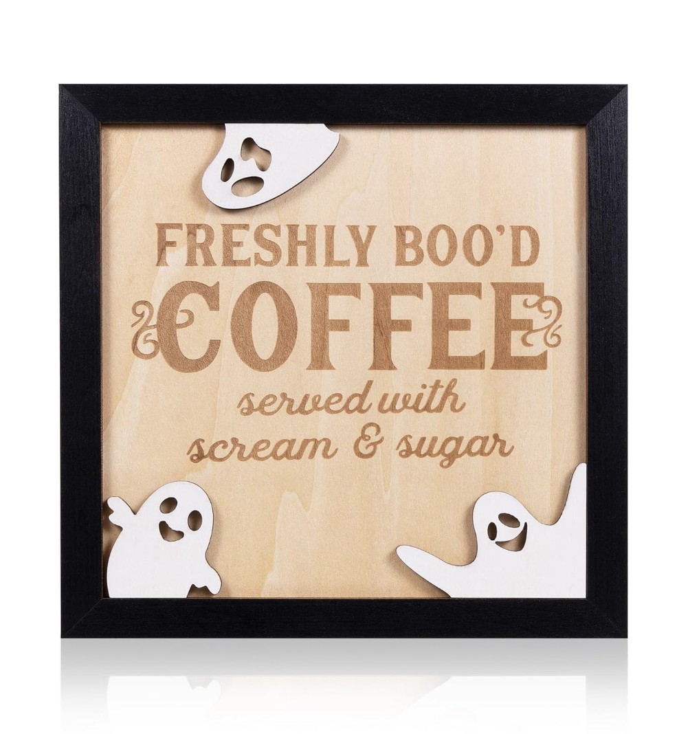 Freshly Boo'd Coffee Sign