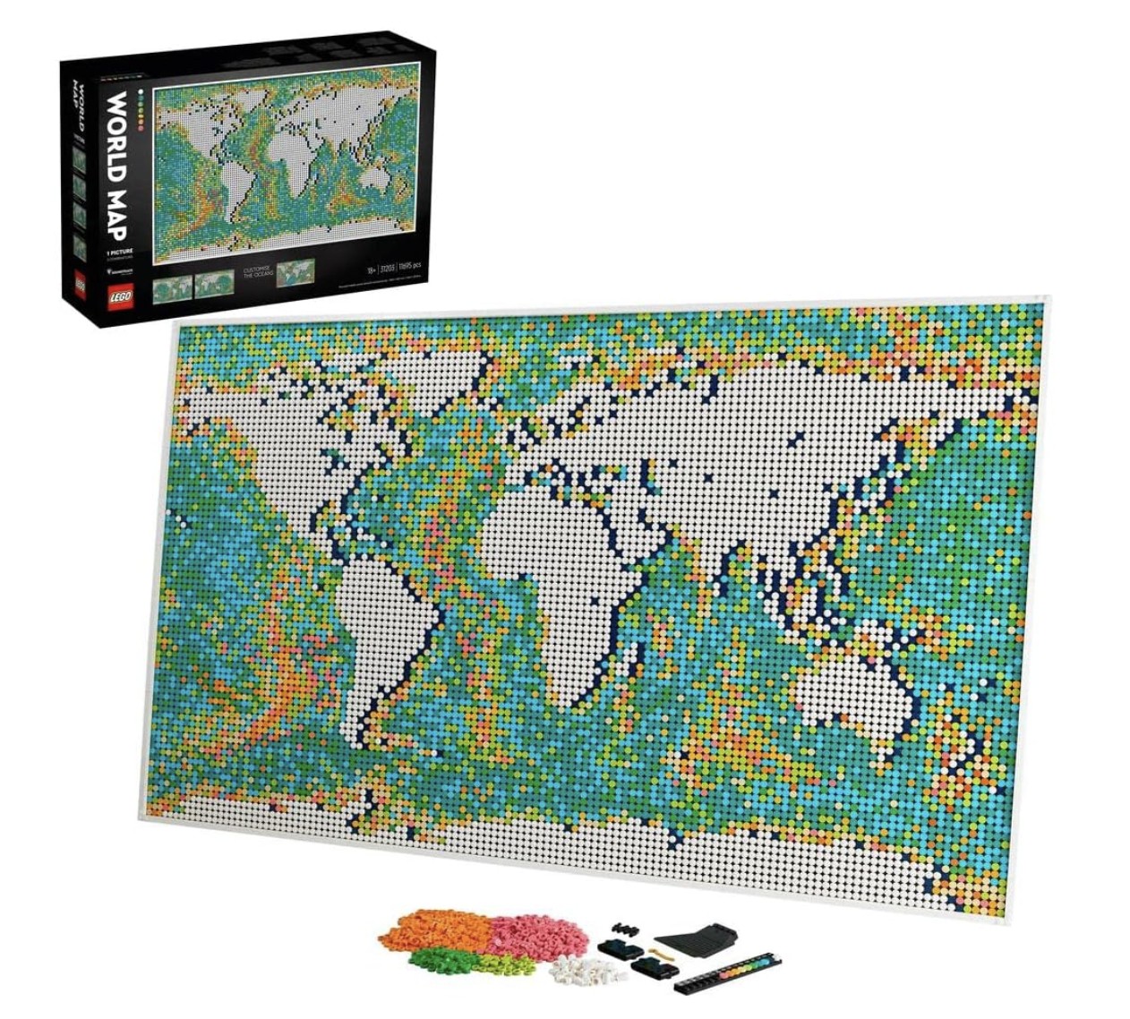 Lego World Map Set